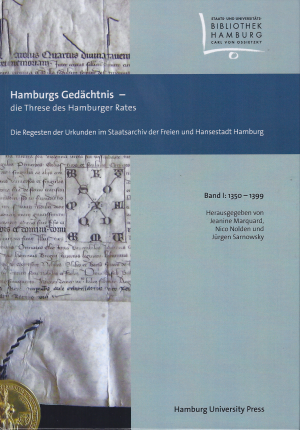 Hamburgs Gedchtnis - Edition der Threseurkunden - Titel