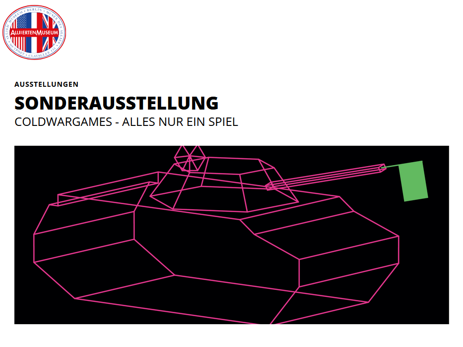Ausstellung Cold War Games Cover Alliierten Museum
