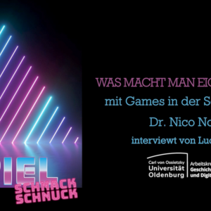 Titelbild der Interviewreihe von Lucas Haasis Spiel Schnack Schnuck