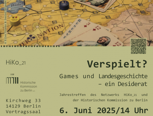 Ankündigung Jahrestreffen HiKo Berlin Verspielt