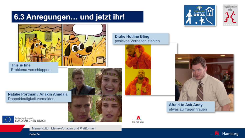 Blanko Memes als Grundlage für die eigene Erprobung der Treffsicherheit durch Fachkräfte