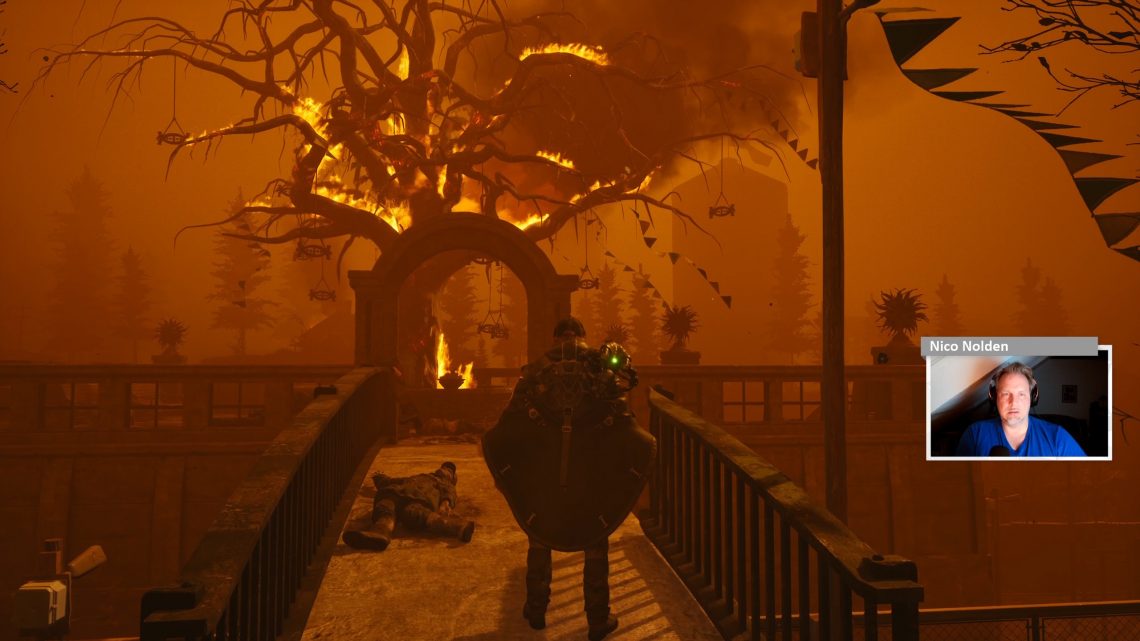 Im Gebiet Taliju geht buchstäblich der Frieden zwischen ethnischen Gruppen in Flammen auf - wie hier am Friedensbaum für einen Gedenkort der Einheit