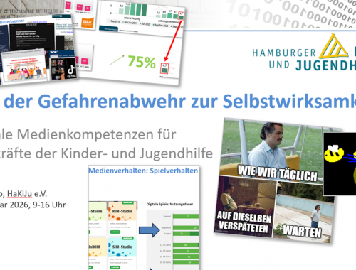 Collage aus Elementen des Workshops mit dem Titel für die HaKiJu 2026