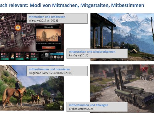 Kollaborative Produktionsprozesse Games Geschichte Modi